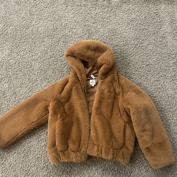 Cozy Brown Faux Fur women’s Jacket - Picture 1 of 4